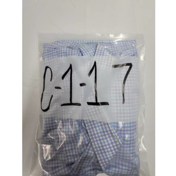 Mens Tommy Hilfiger Shirt Size XL Blue Purple Plaid Long Sleeve Button Down - Picture 9 of 9